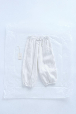 ZARA БРЮКИ-ДЖОГГЕРЫ ИЗ 100% ЛЬНА —TIMELESZ, БЕЛЫЙ