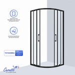Душевое ограждение Ceruttispa ВИВА (VIVA) 90B N (90x90x195)