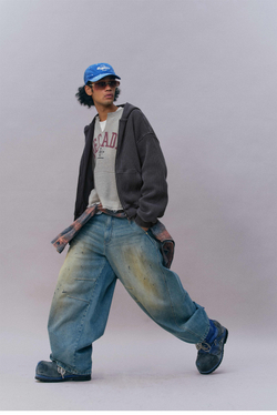 Худи Двухсторонний Nothomme Monterest vintage waffle knit reversible relaxed fit hooded