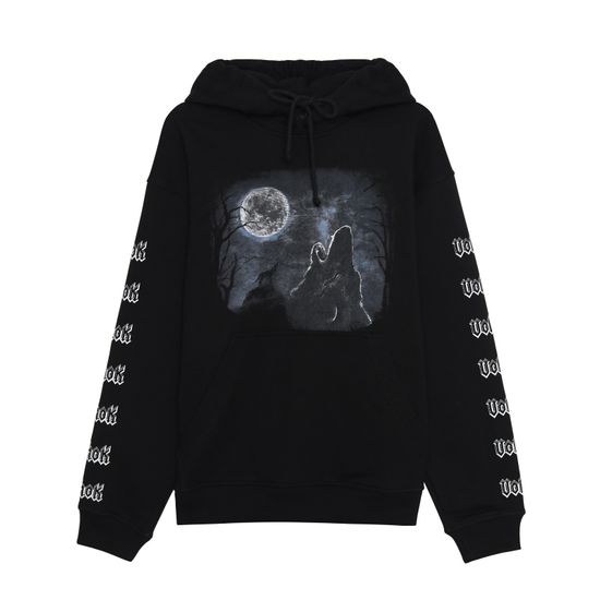 Худи Волчок ВОЙ (черный)