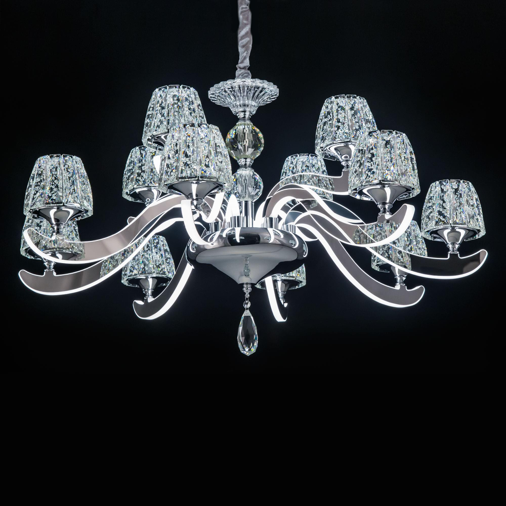Eletto Montserrat EL338P12 LED Люстра хрустальная с пультом