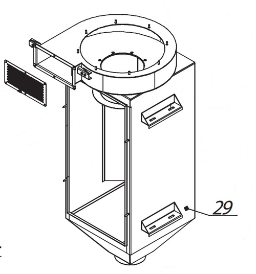 Корпус фильтр-камеры для камер cab-135, артикул 83400017