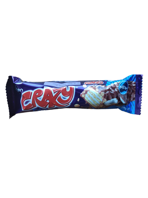 Вафли "CRAZY Peanut" с какао, арахисовой начинкой и воздушным рисом 28 гр