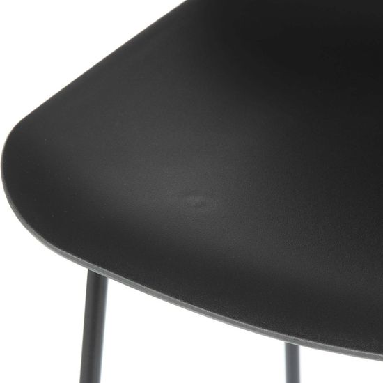 Барный стул Neo черный пластик