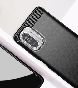 Чехол для смартфона Xiaomi Poco F3, серии Carbon от Caseport