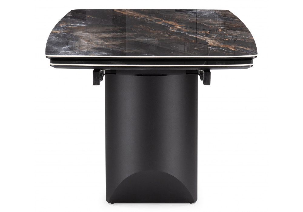 Керамический стол Woodville Маре 200(260)х100х77 neodom titanium lawa nero, черный