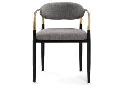 Кресло Lord gray / black / gold