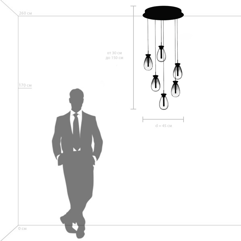 Подвесной светодиодный светильник Lightstar Colore 805169