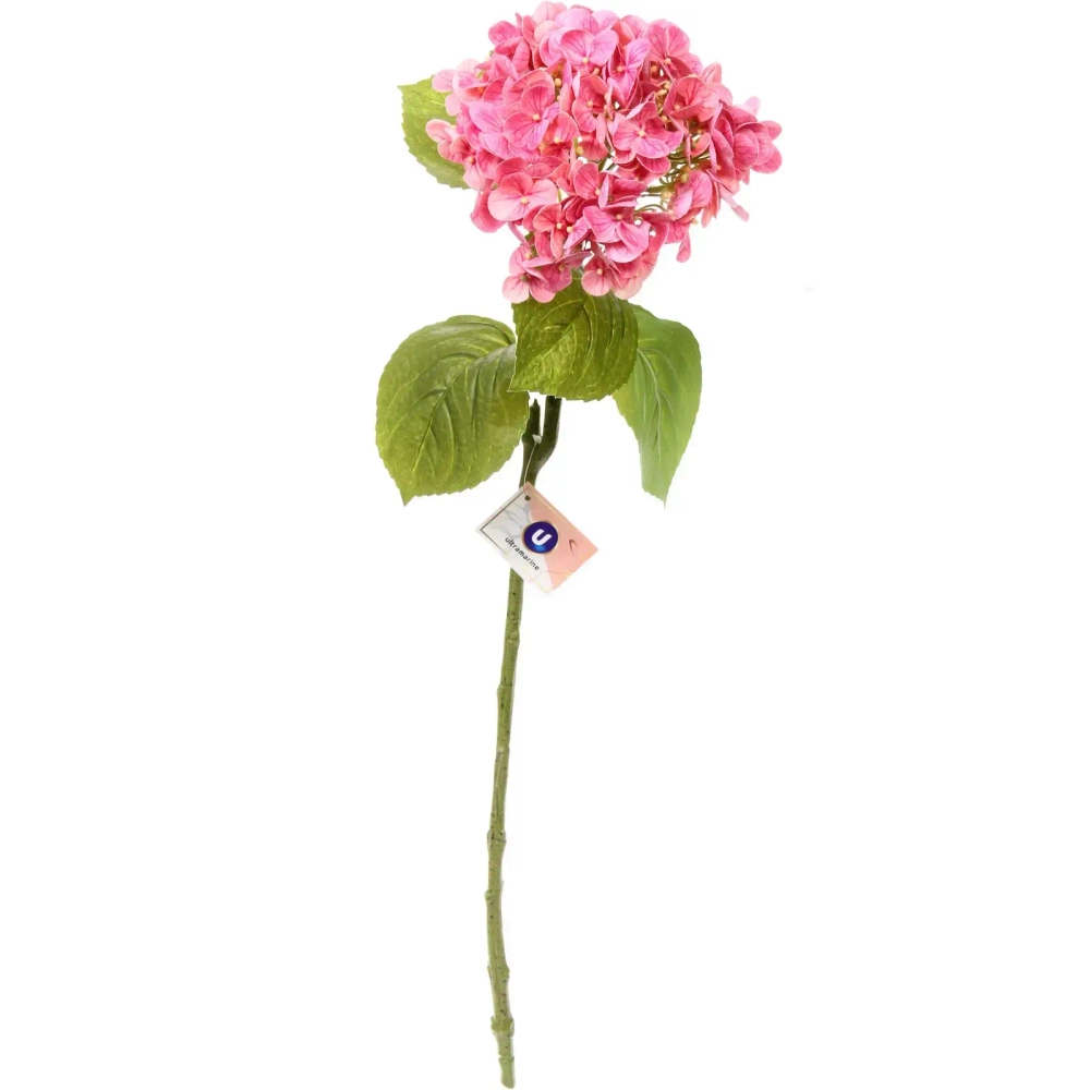 Цветок искусственный «Natur» 63см Гортензия розовая
