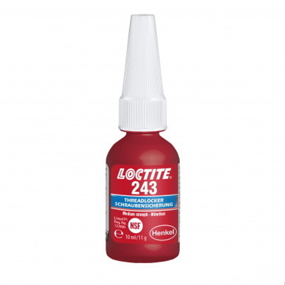 Loctite 243, фиксатор резьбы средней прочности