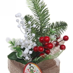 Хвойная композиция «Милый горшочек» 25*10 см