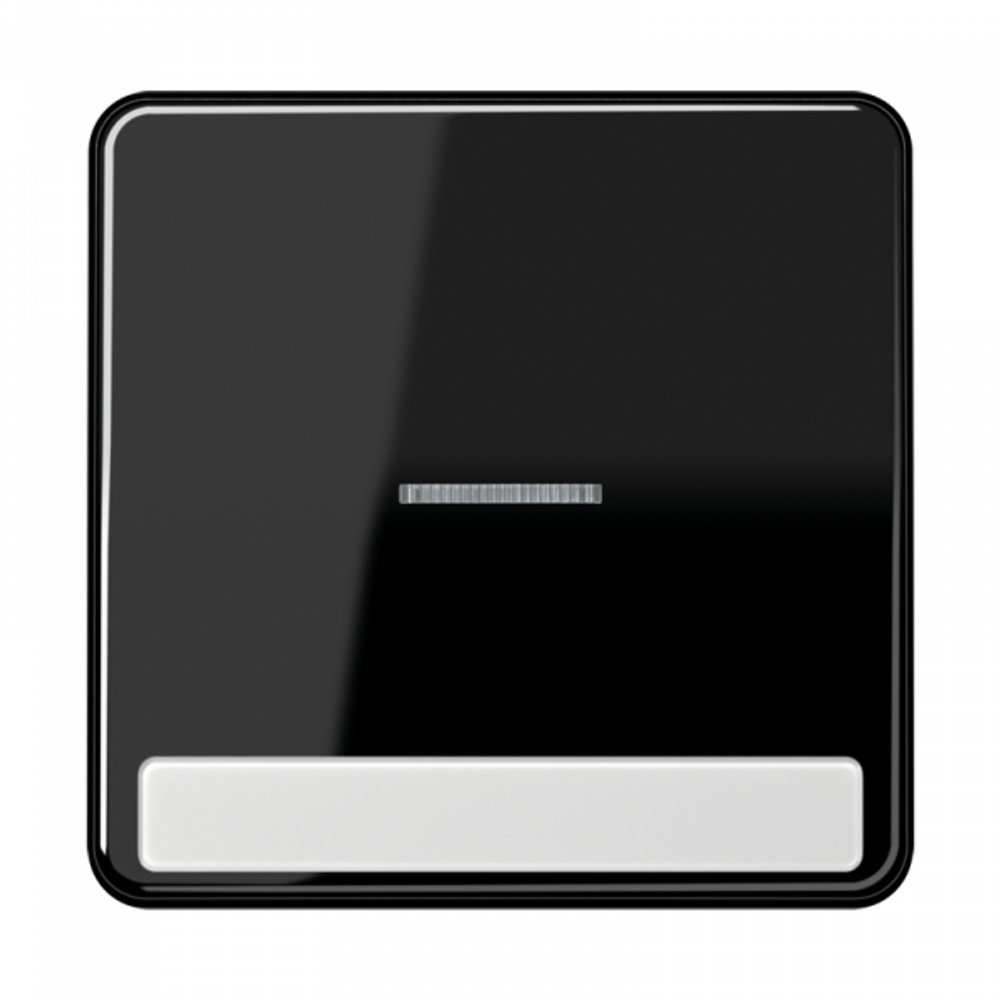 JUNG CD 500/CD plus Черная Клавиша 1-ая с/п с полем для надписи, арт.CD590NAKO5SW