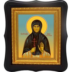 Анна Ефремова преподобномученица послушница. Икона на холсте.