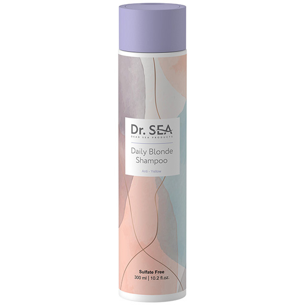 Ежедневный блонд шампунь для нейтрализации желтизны Dr.Sea Daily Blond Shampoo 300мл