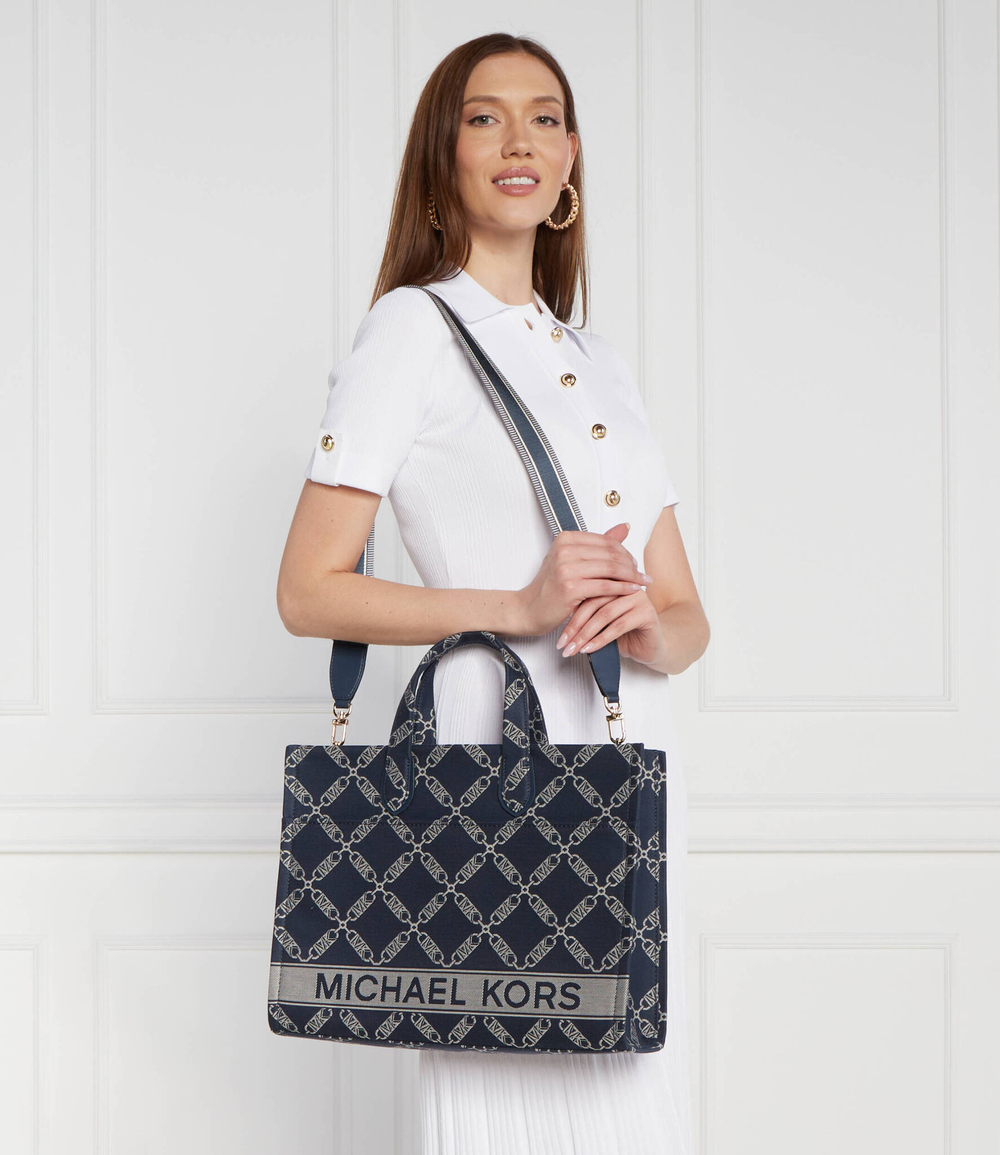 Сумка-трапеция large Gigi tote Michael Kors - темно-синий(30S3G3GT7J)