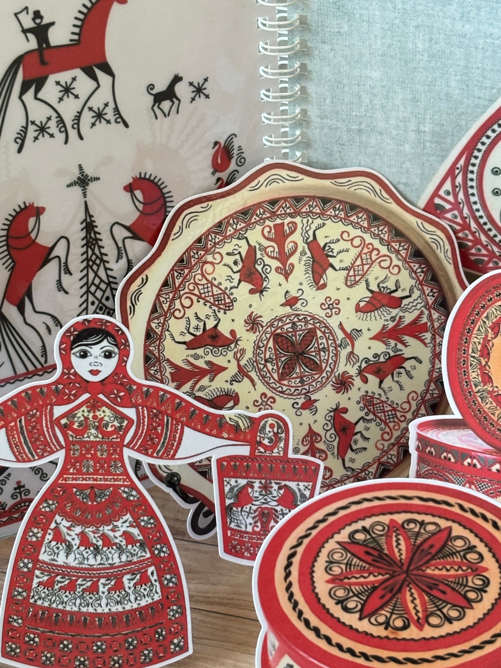 Макет "Мезенская роспись"