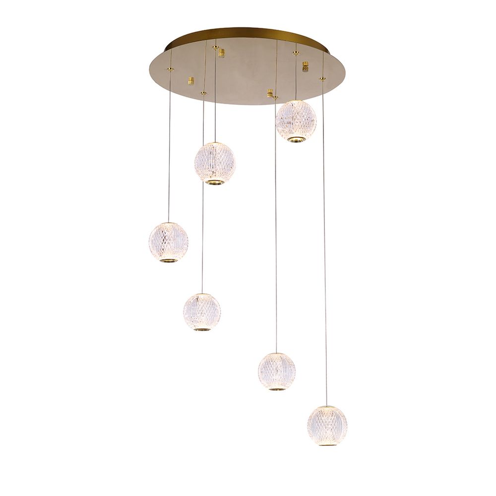 Подвесной светильник MD20001012-6A gold