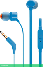 Наушники JBL T110 Blue (JBLT110BLU)