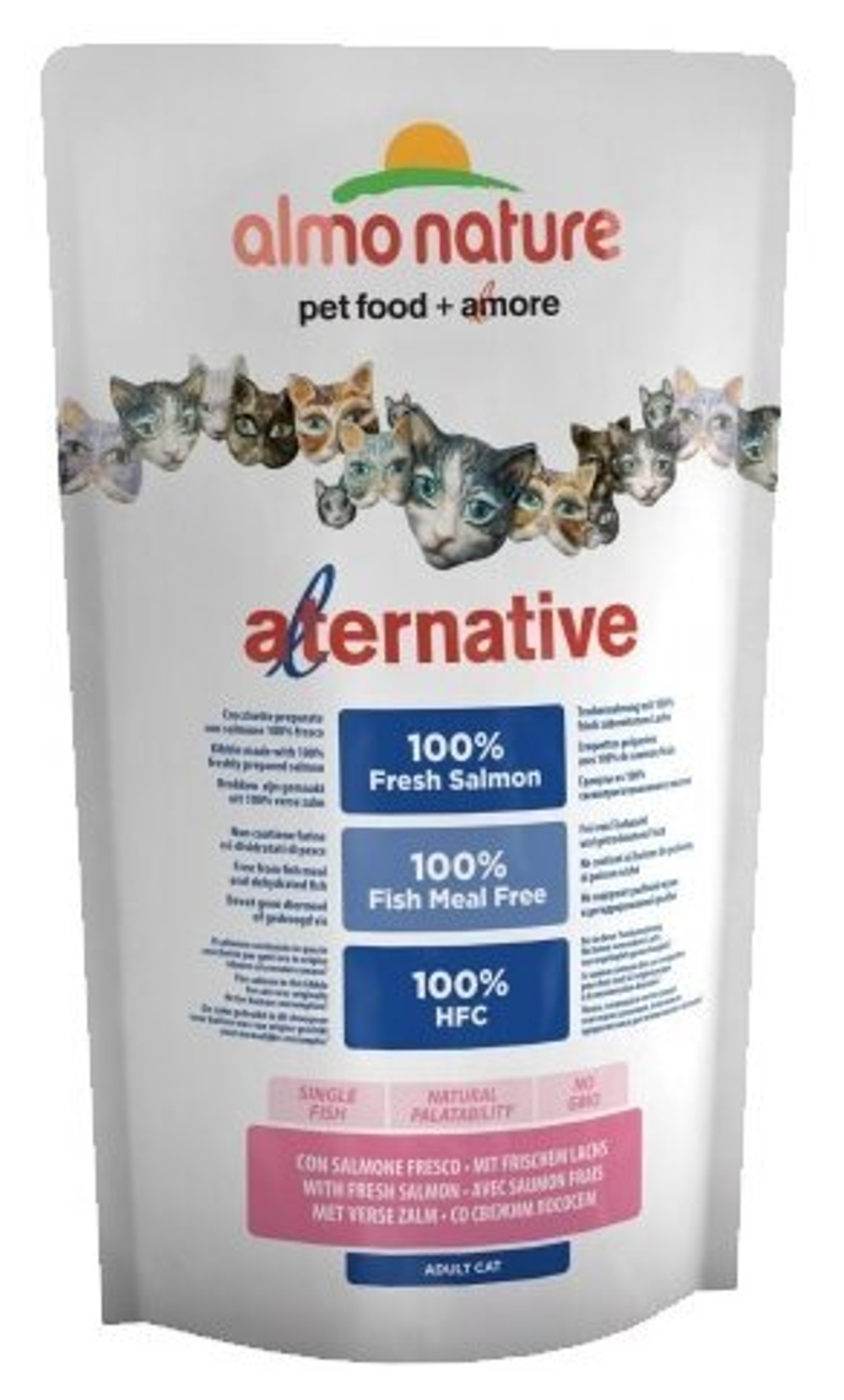 Almo Nature Alternative Корм со свежим лососем (55 % мяса) 0,75 кг