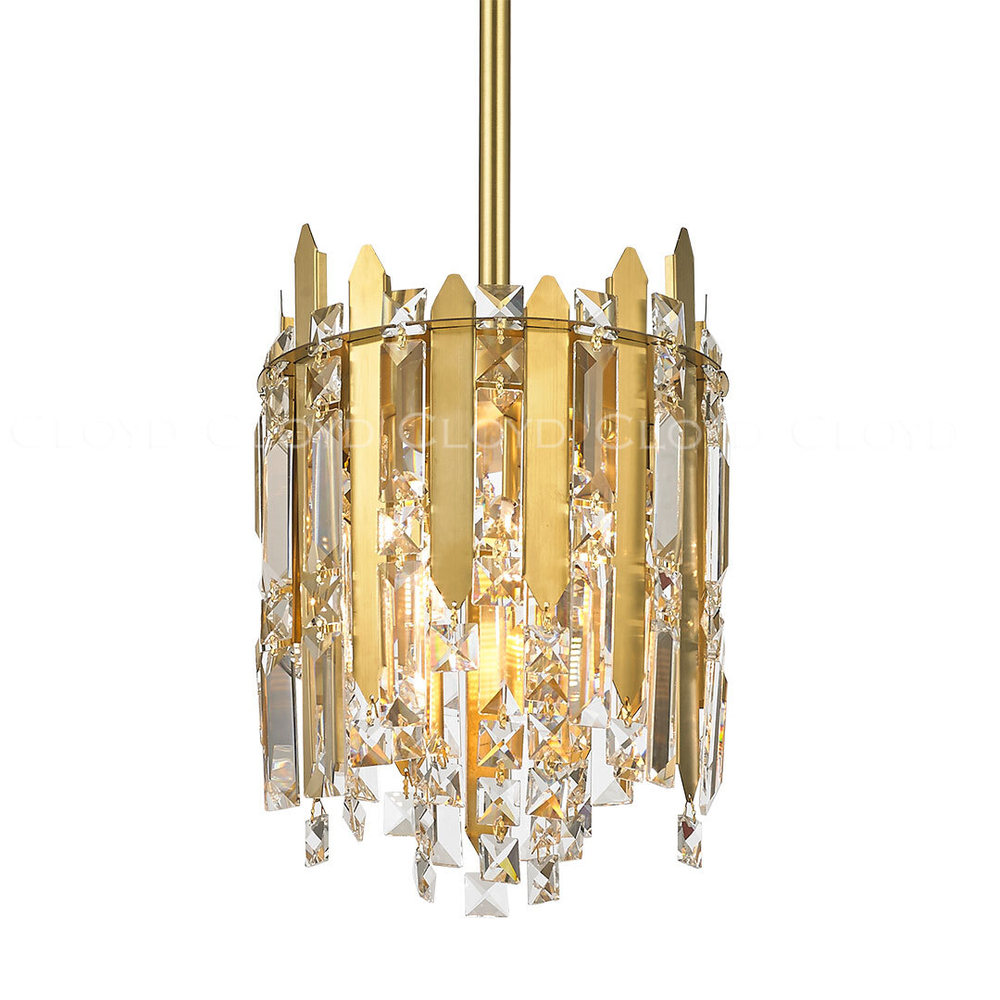 Подвесной светильник Cloyd ALCATRAZ-A P3 / Ø23 см - латунь (арт.10600)