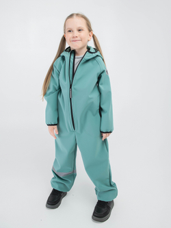 Комбинезон из софтшелла "Малахитовый"