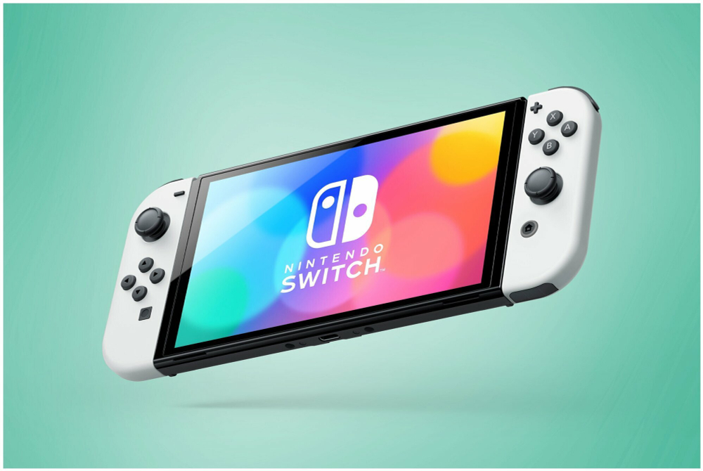 Игровая приставка Nintendo Switch OLED 64 ГБ, без игр, белый