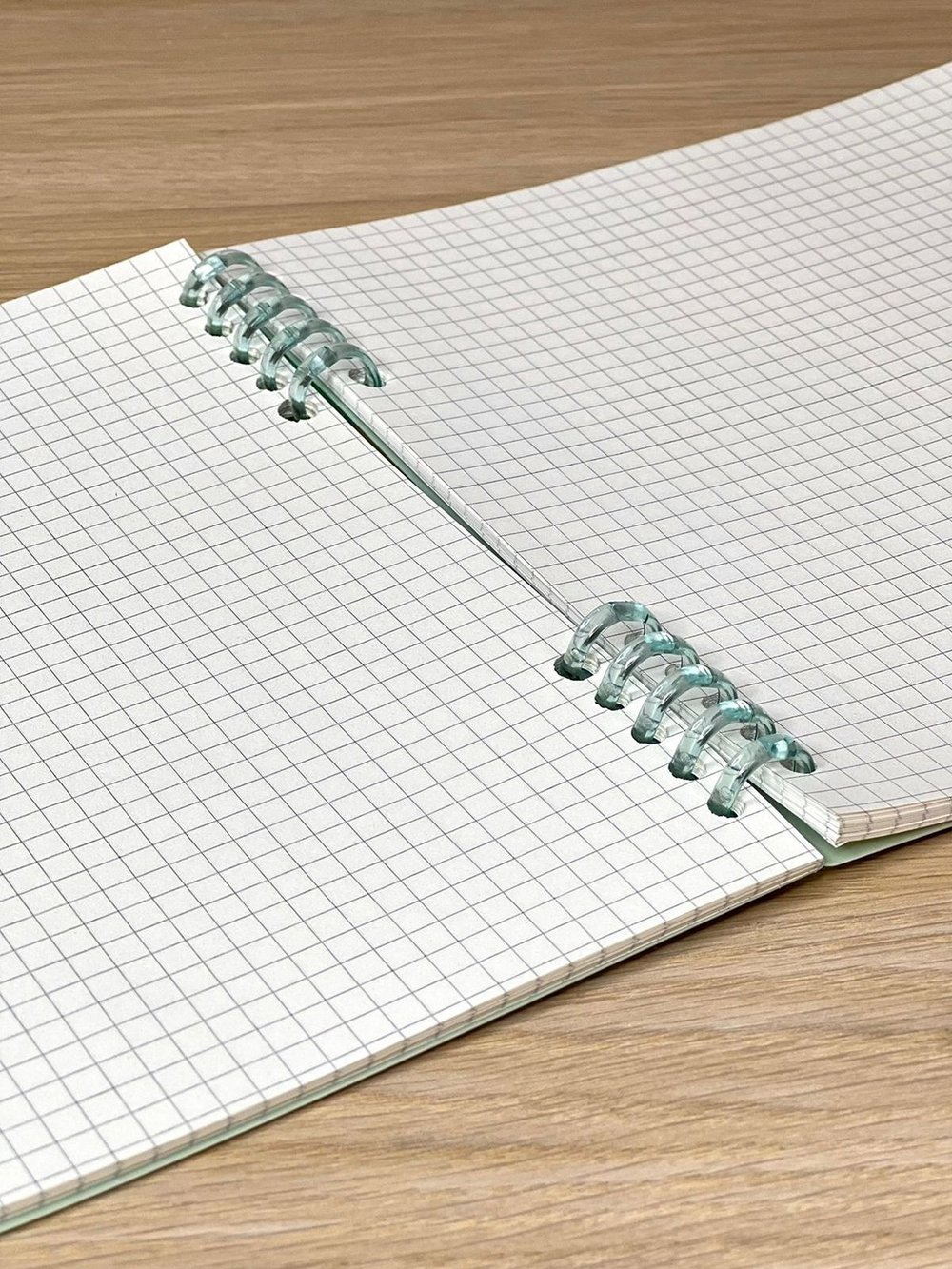 Блокнот квадратный в клетку 60л 195х210 мм св.зеленый (8808-012)