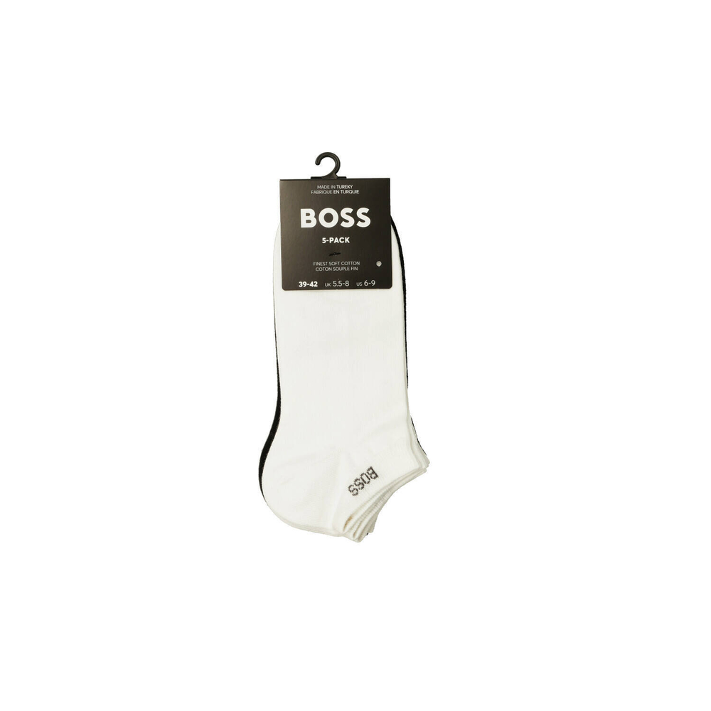 носки 5 пар 5p as uni color cc BOSS BLACK - белый(50478205)