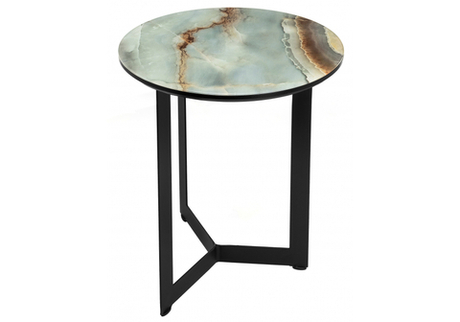 Журнальный стол Woodville Роб D-450 голубой мрамор