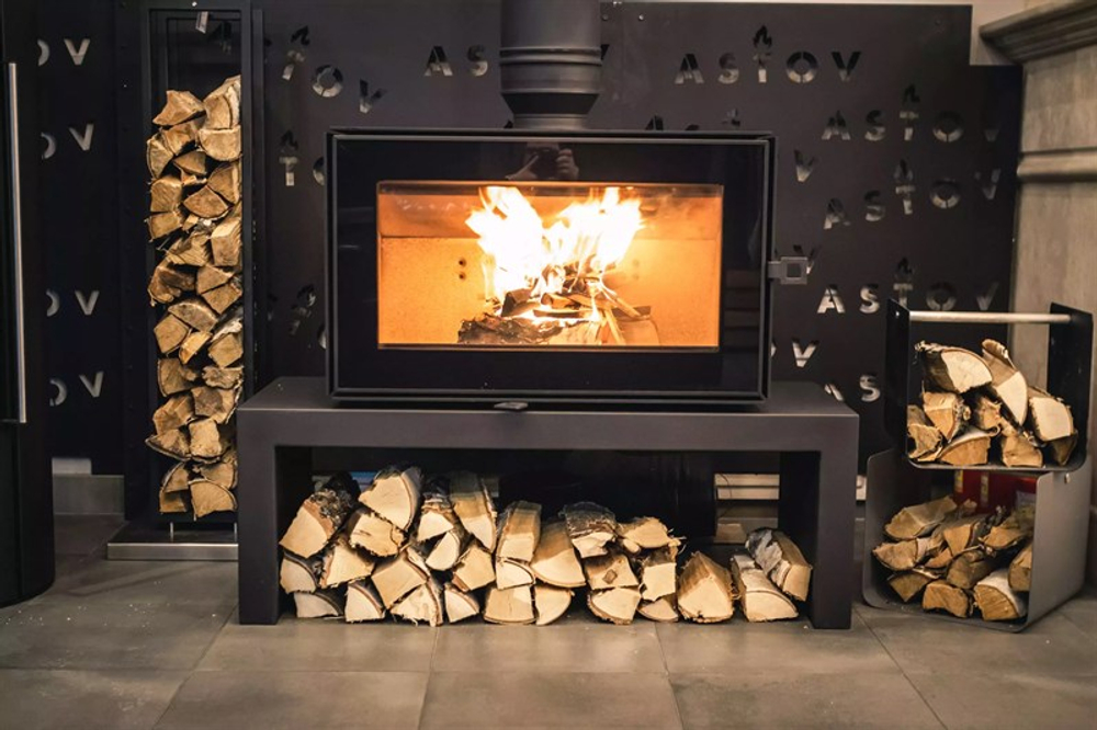 Печь-Камин АСТОВ КУБ 800