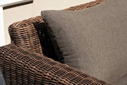 "Капучино Сингл" лаунж-зона из искусственного ротанга, цвет коричневый