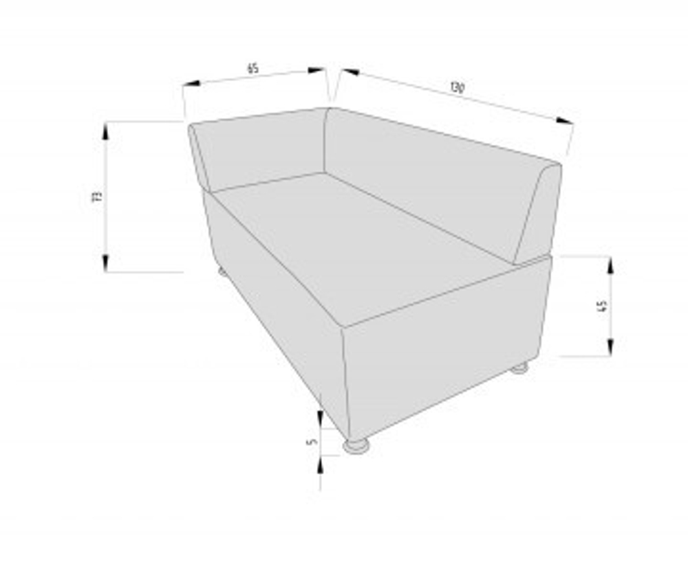 Диван Европа трехместный