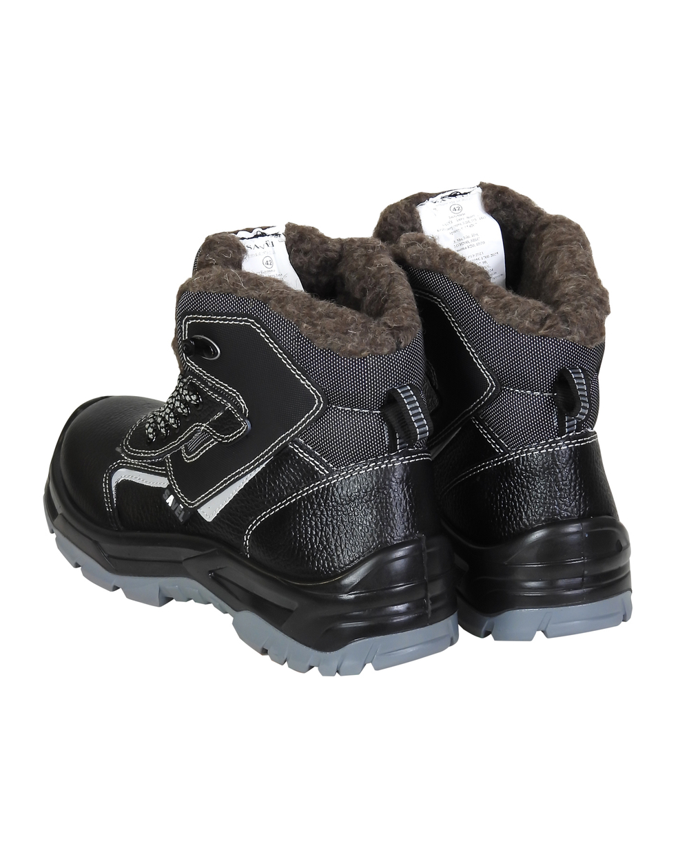 Ботинки "ДЖЕТ", кожа, шерстин, МП, ПУ-ТПУ - ПОД ЗАКАЗ