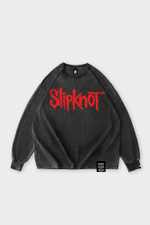 Лонгслив SHMOT "SLIPKNOT LOGO" GARMENT DYE Черный