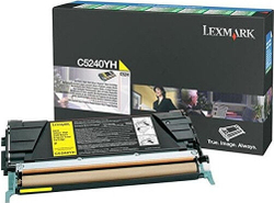 Lexmark C5240YH тонерный картридж Подлинный Голубой, Желтый
