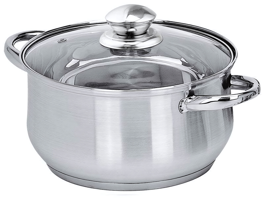 Кастрюля 6л нерж Greta тм Appetite