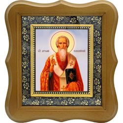 Артемий (Артемон) Солунский (Селевкийский) Святитель. Икона на холсте.