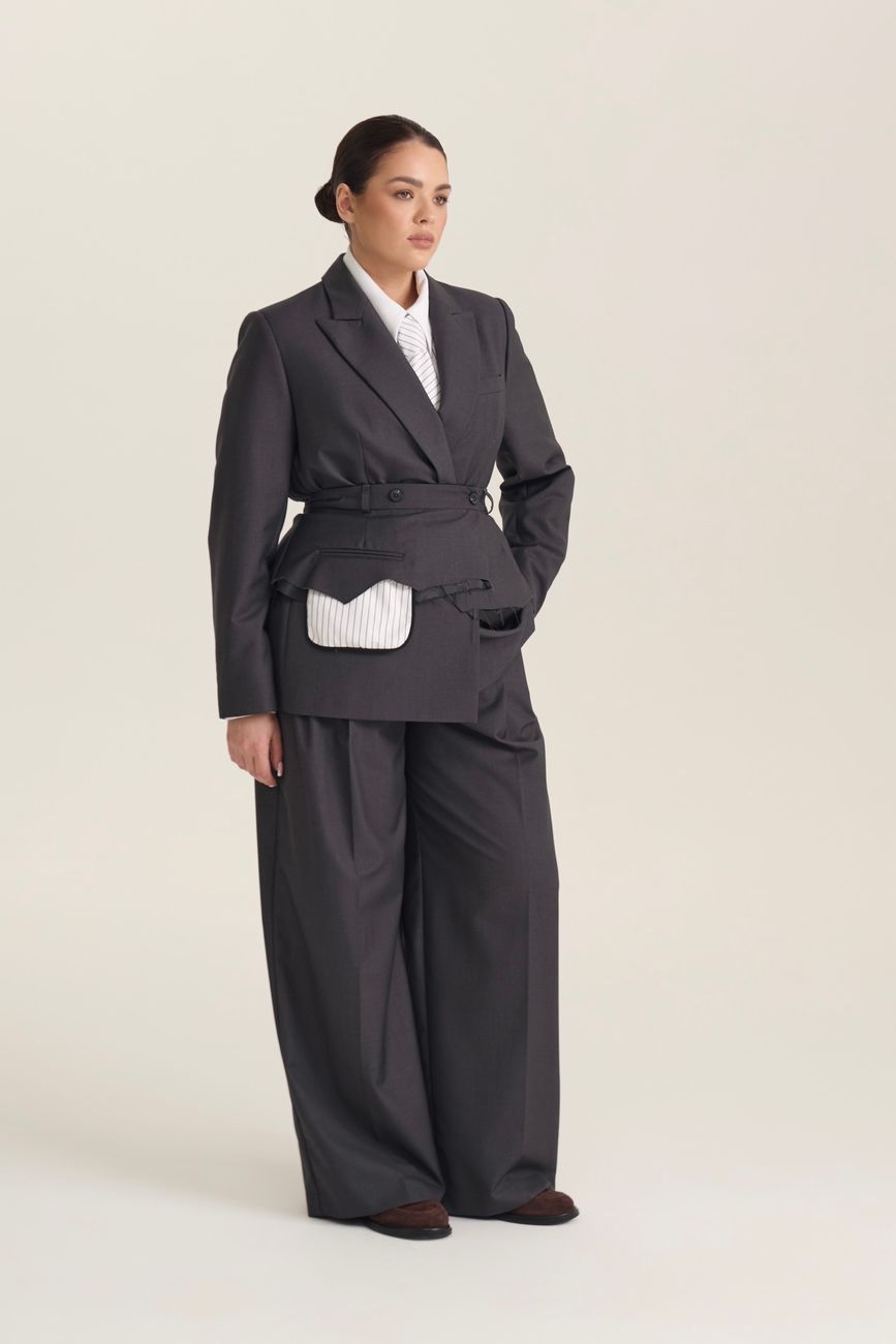 Пояс-баска, серый