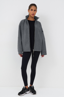 Пальто Crop Penhaligon Dark Grey
