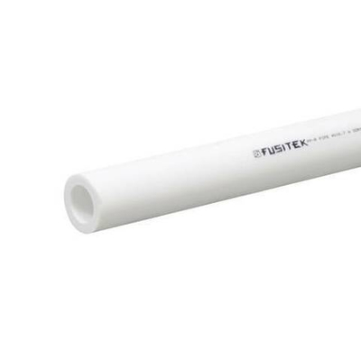 Труба полипропиленовая Fusitek SDR11 - 20x1.9 (PN10, Tmax 35°C, цвет белый, штанга 4м.)