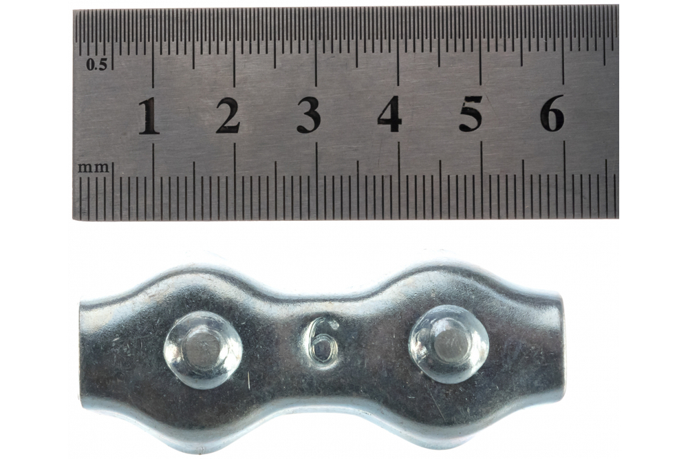 ЗАЖИМ ТРОСА СТРОЙБАТ DUPLEX 6ММ 1ШТ 030060