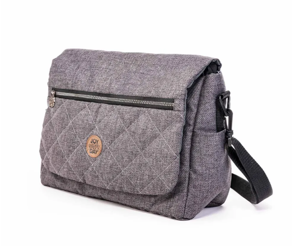 Санки-КОЛЯСКА J1 Joy every day с кроликами серый