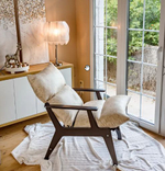 Кресло "Луна" Невада латте, Орех