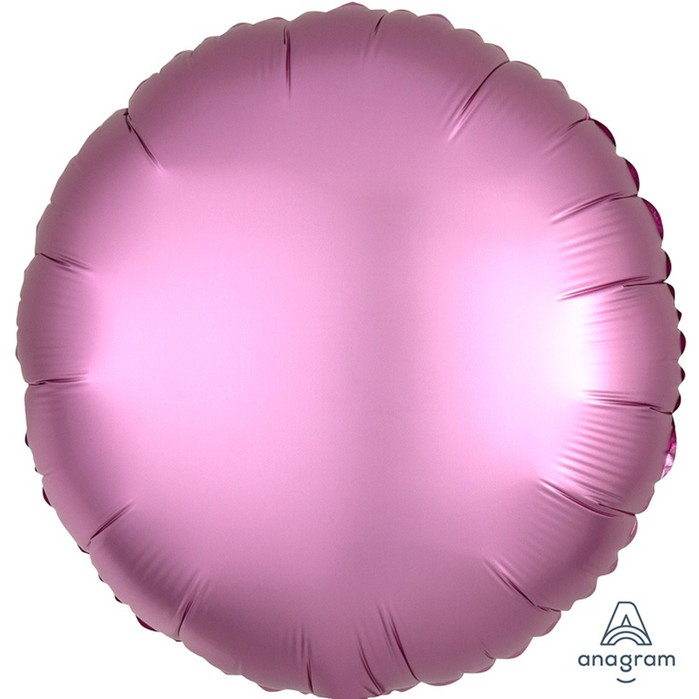 Шар фольгированный Круг 43 см (Лаванда)