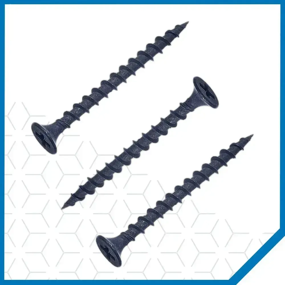 Саморезы Стройметиз гипрок-дерево 3.5х51, сталь, покрытие - фосфат, 1000 шт.