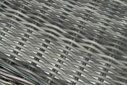 "Амароне" обеденная группа из искусственного ротанга на 6 персон, цвет графит