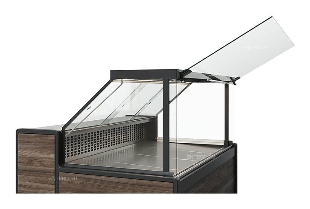 Витрина холодильная Carboma GC111 SM 2,5-1 1008 (статика, газлифт, без боковин)