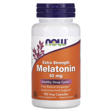 Now Foods Melatonin 10 mg 100 Veg Capsules , Мелатонин