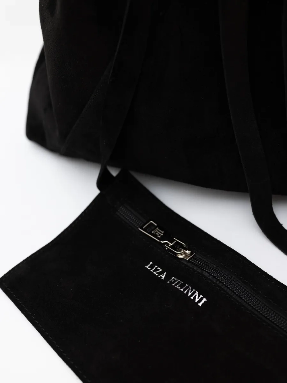 сумка через плечо шоппер натуральная замша