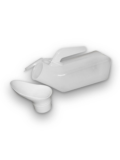 Мочеприемник (утка) мужской + насадка женская к мочеприемнику